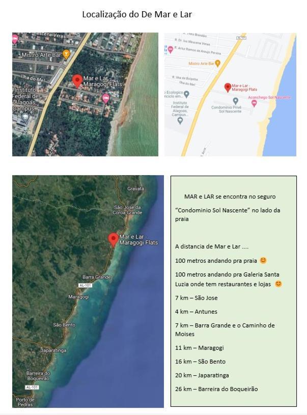 Apartament Mar E Lar Maragogi Zewnętrze zdjęcie